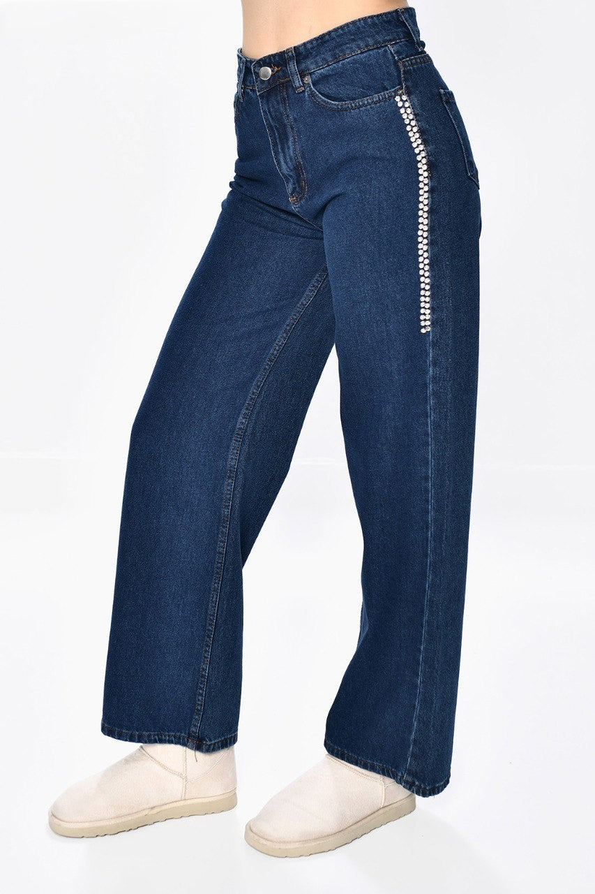 Blue Jeans With Strass