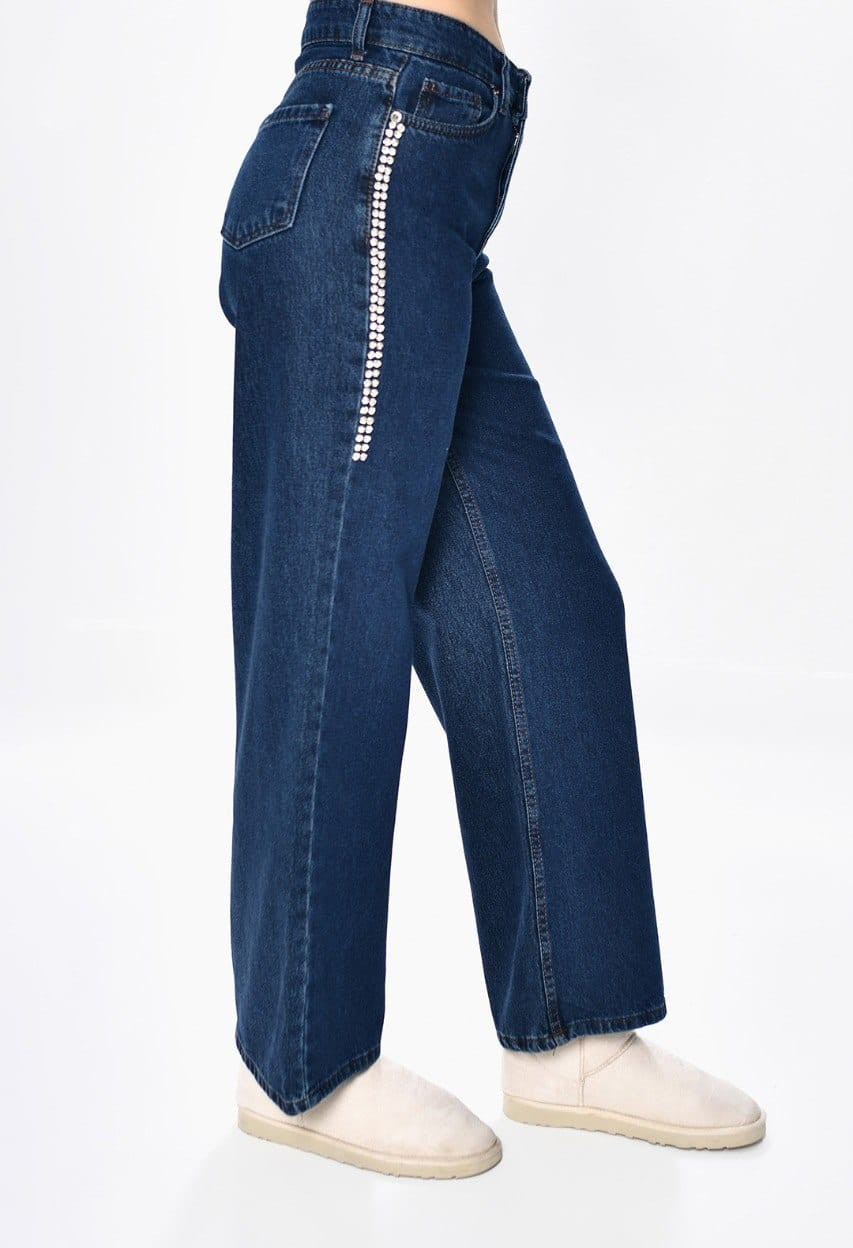 Blue Jeans With Strass