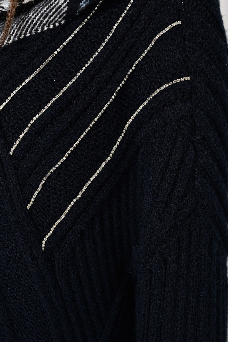 Dark Blue Wool Jacket