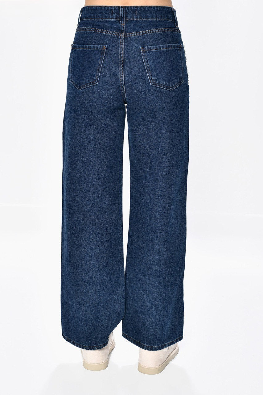 Blue Jeans With Strass